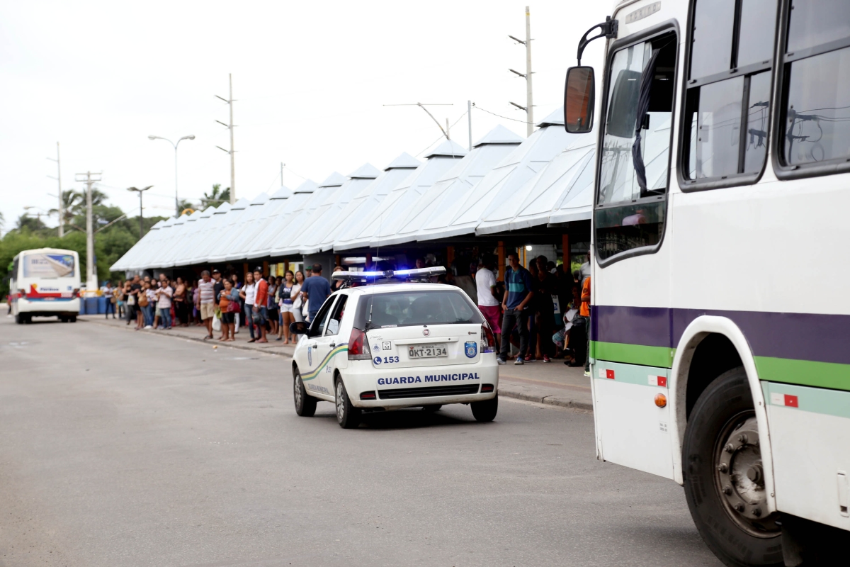 Operação Terminal Seguro reduz 68% dos assaltos aos usuários do transporte público (Foto: Ana Lícia Menezes/ PMA)