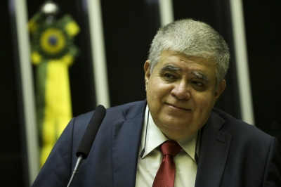 Carlos Marun durante sessão solene na Câmara (Foto: Marcelo Camargo/ Arquivo Agência Brasil)