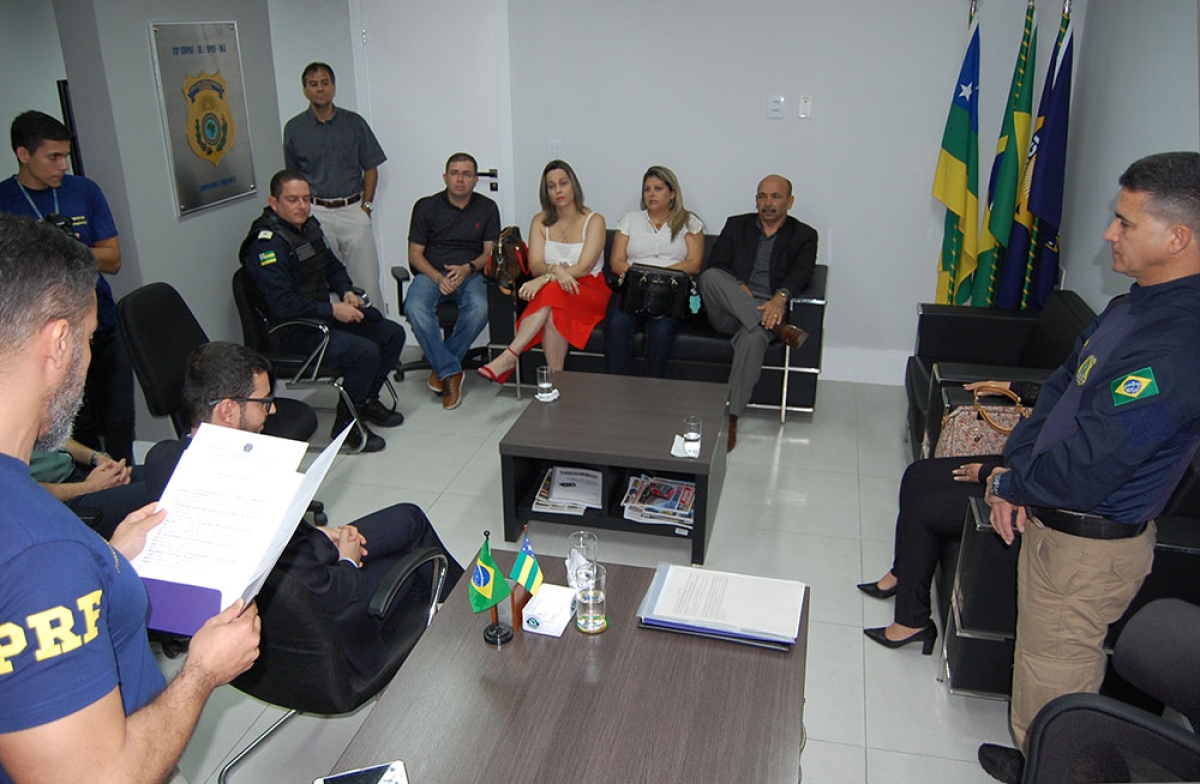 Sefaz/Sergipe firma termo de compromisso com a Polícia Rodoviária Federal para fortalecimento das ações fiscais (Foto: Sefaz/SE)