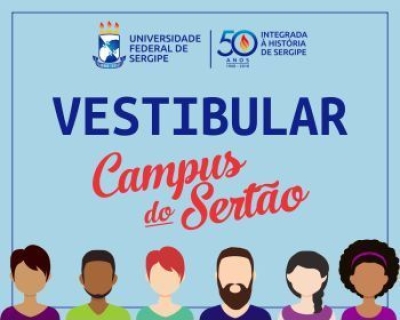 UFS divulga edital do vestibular do campus do Sertão (Imagem: Divulgação)