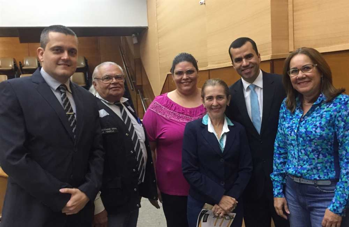Goretti Reis traz para Alese palestra sobre a importância e a legalidade da atuação dos peritos oficiais em Sergipe (Foto: Assessoria Goretti Reis)