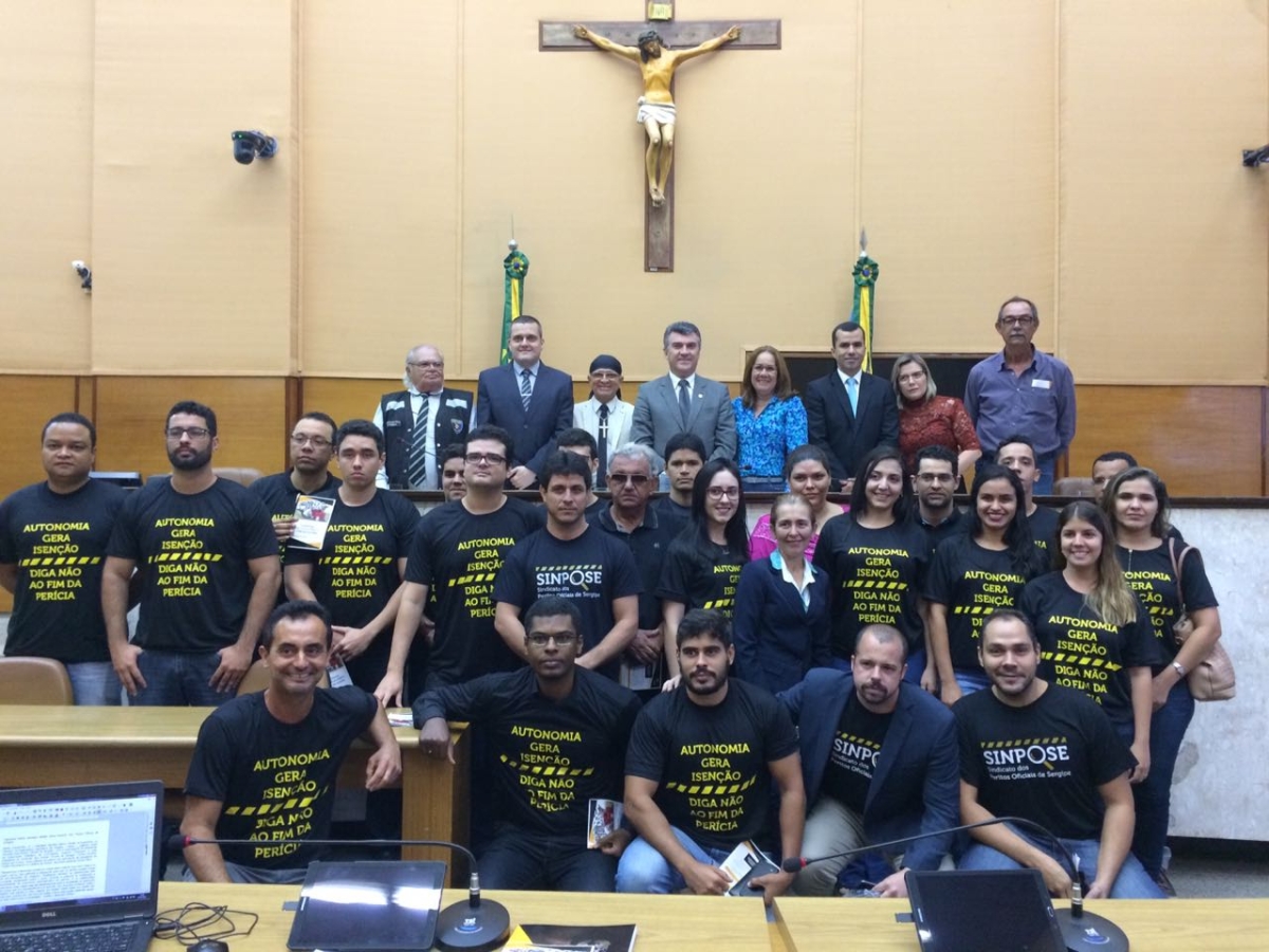 Deputado Moritos Matos prestigia debate sobre Atuação dos Peritos Oficiais de Sergipe (Foto: Assessoria Moritos Matos)