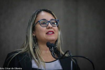 Foi uma falta de respeito muito grande, afirma Kitty Lima sobre ausência de Jeferson Passos em audiência pública (Foto: Assessoria Kitty Lima)