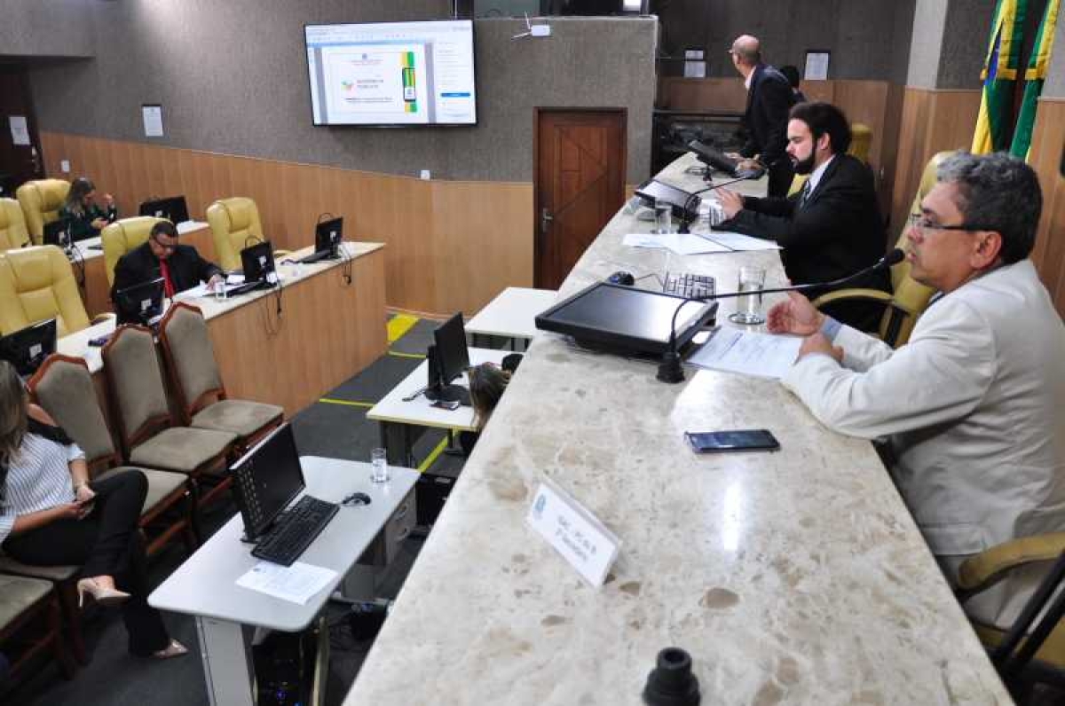 Secretário da Fazenda apresenta resultado do primeiro quadrimestre de 2018 (Foto: Heribaldo Martins/ CMA)