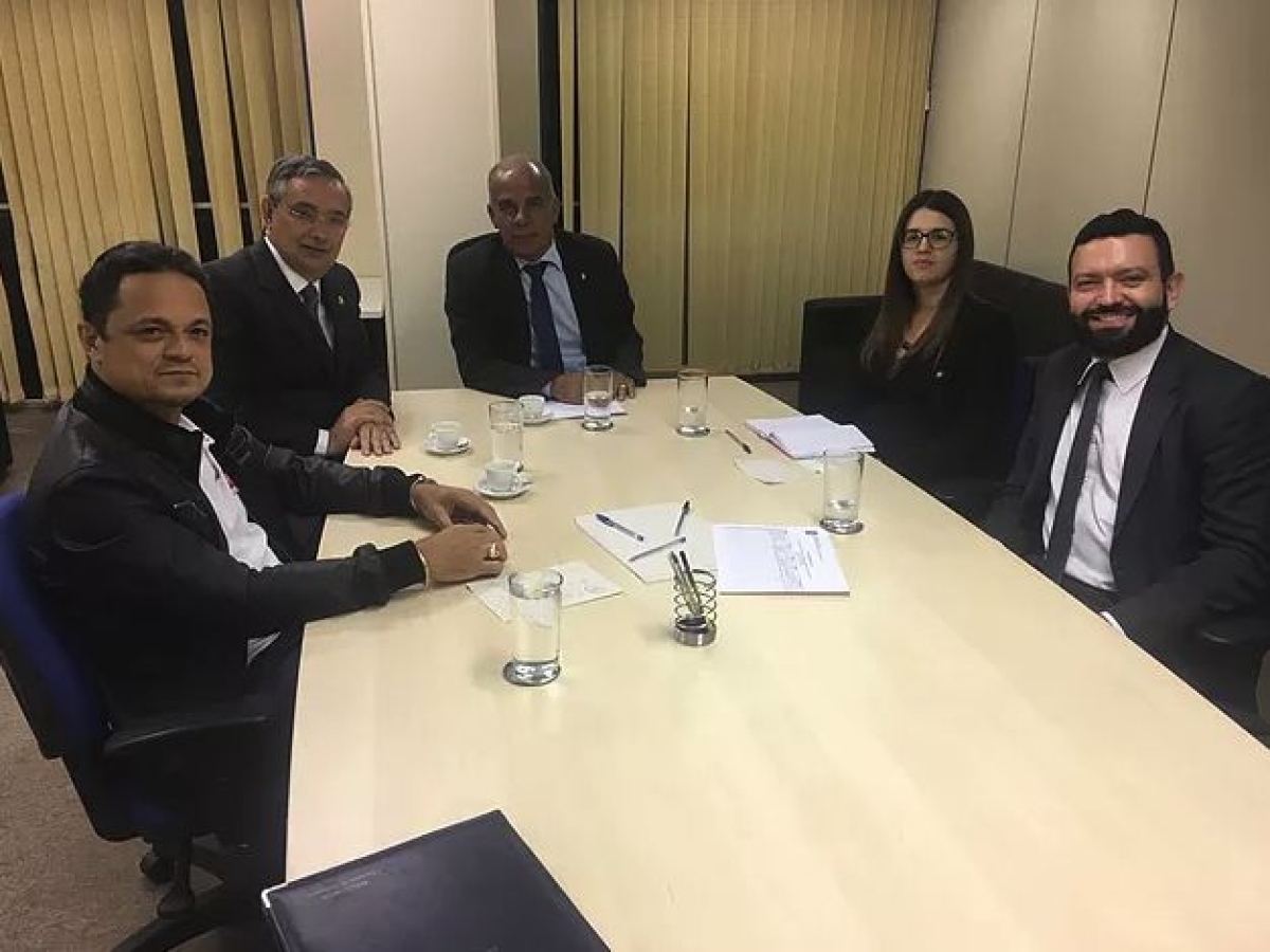 Secretário Nacional de Políticas Nacionais sobre Drogas recebe o Capitão Samuel em audiência (Foto: Site Capitão Samuel)