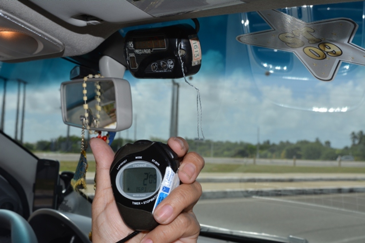 Taxistas devem agendar a verificação de taxímetro (Foto: Assessoria ITPS/Sergipe)