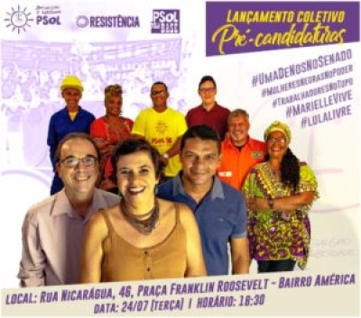 O lançamento vai acontecer no bairro América (Imagem: Psol)
