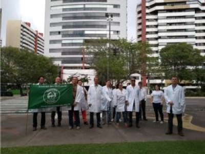 Os médicos mantêm a greve (Foto: Sindimed)