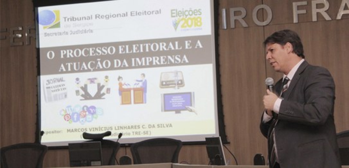 TRE/Sergipe atento às Fakes News durante processo eleitoral (Foto: Aldaci de Souza/ Rede Alese)