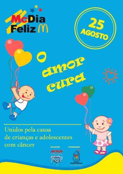 Avosos inicia vendas antecipadas dos tíquetes para o McDia Feliz 2018 (Imagem: Divulgação)