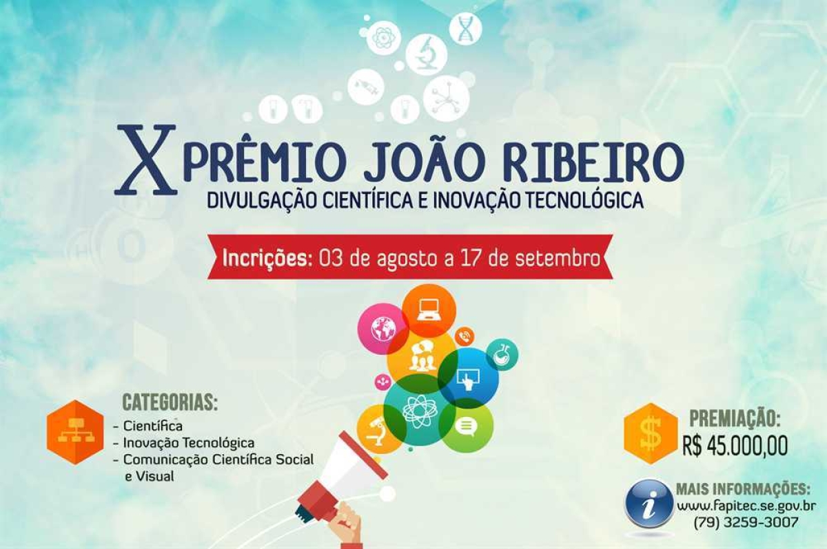 Prêmio João Ribeiro: inscrições continuam abertas (Imagem: Divulgação)