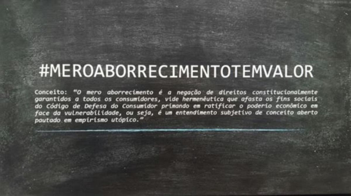 OAB realiza campanha "Mero aborrecimento tem valor" (Imagem: OAB)
