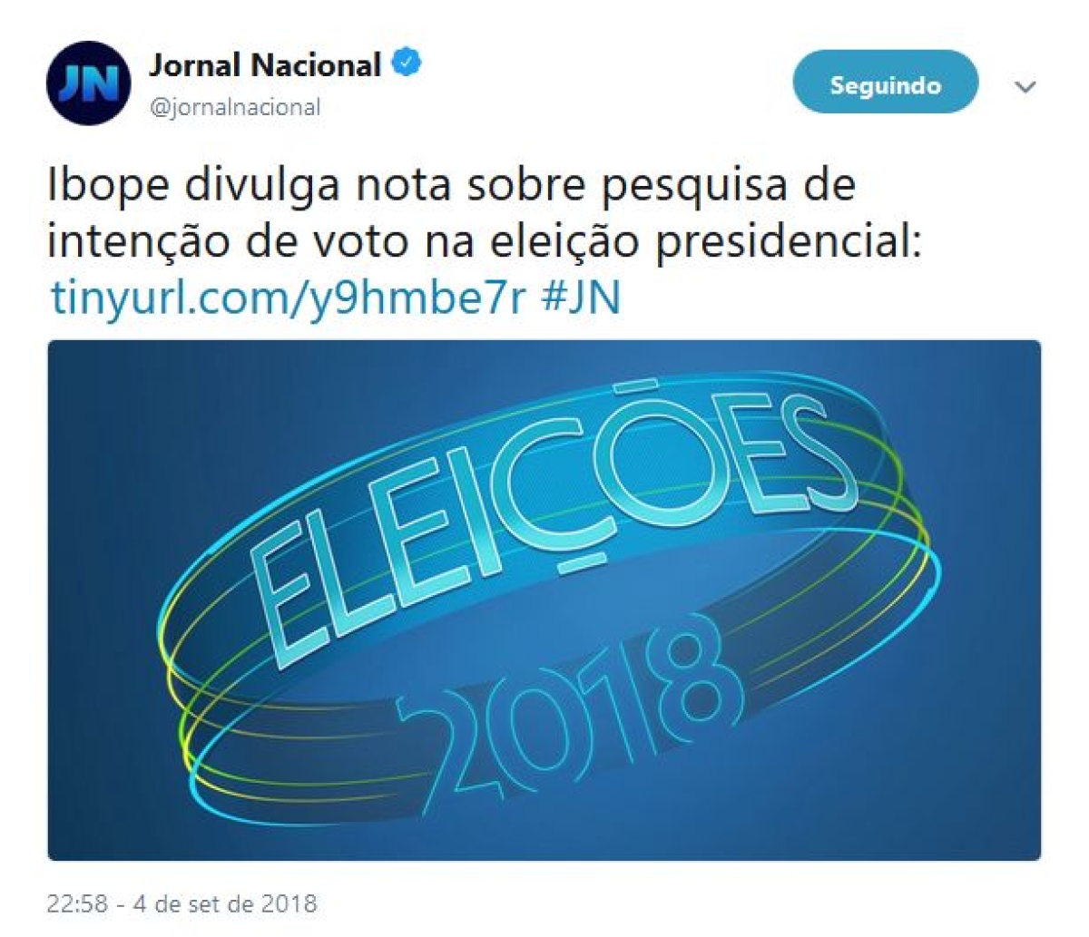 Imagem: Twitter/Jornal Nacional