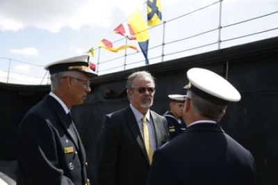 O ministro da Segurança Pública, Raul Jungmann, participa de cerimônia no Comando de Operações Navais da Marinha, no Rio de Janeiro (Foto: Tânia Rêgo/ Agência Brasil)