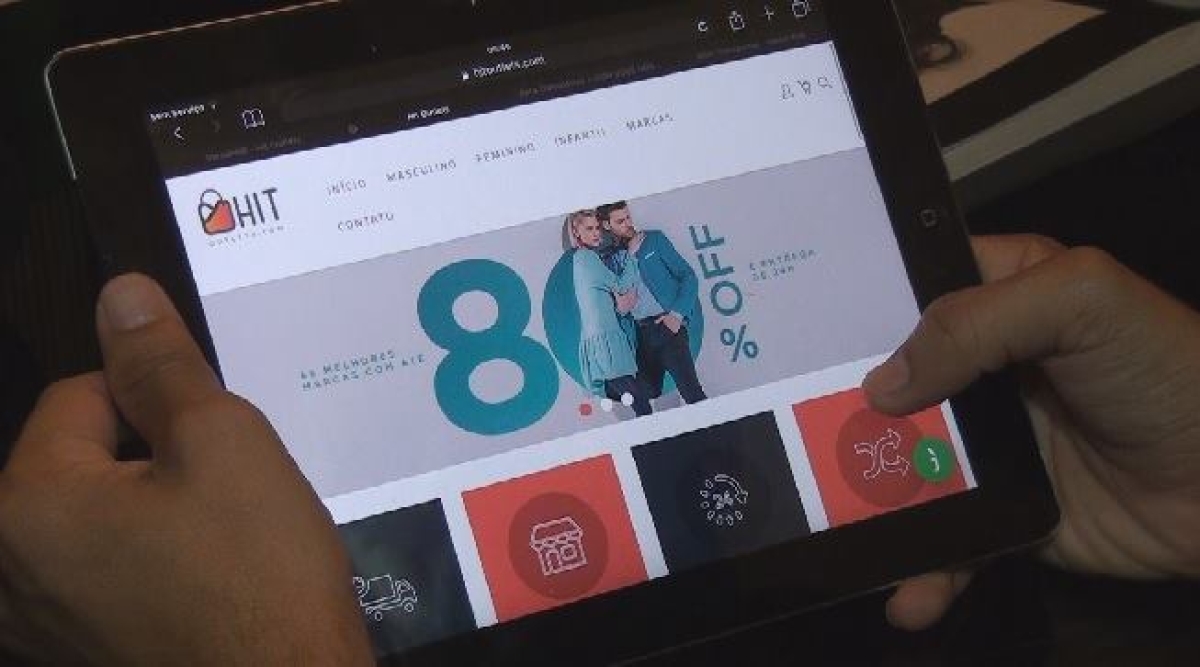 Em ascensão, lojas virtuais são apostas como modelo de negócio (Imagem: Reprodução de vídeo/ Portal Infonet)