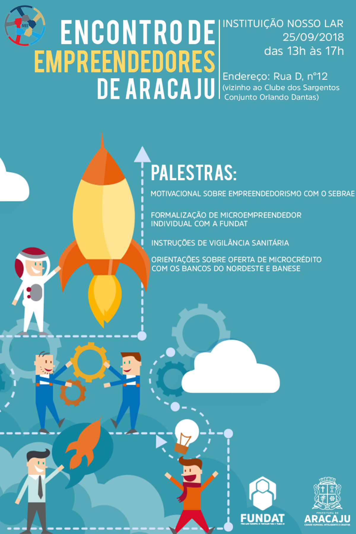 Fundat realizará o 5° Encontro de Empreendedores de Aracaju 
(Imagem: Divulgação/ Fundat/Aracaju)