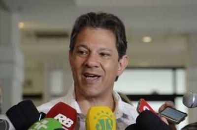 Prioridade de Haddad foi tentar consolidar apoios políticos para o segundo turno (Foto: Rovena Rosa/ Agência Brasil)