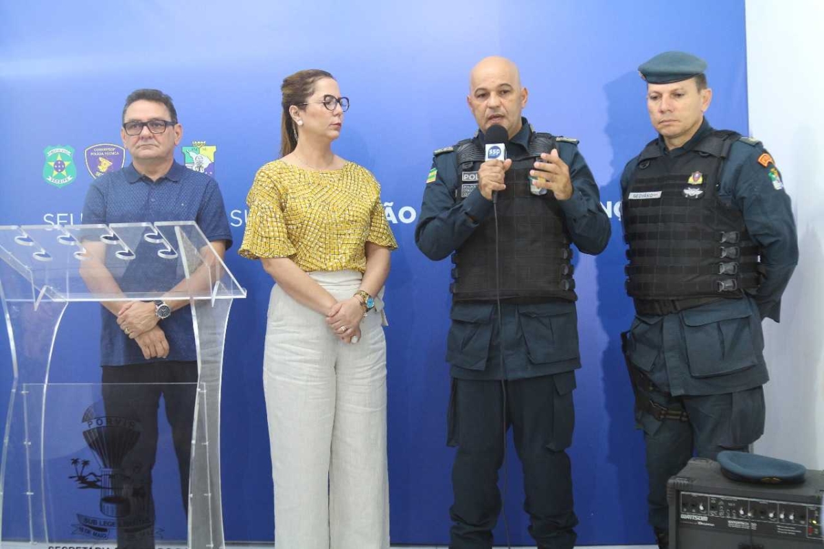 Representantes da SSP/SE (Foto: SSP/SE)