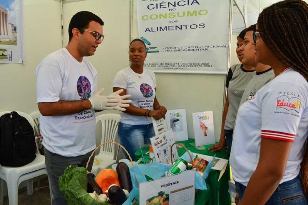 ITPS expõe serviços na Feira Científica de Sergipe (Foto: ITPS/SE)