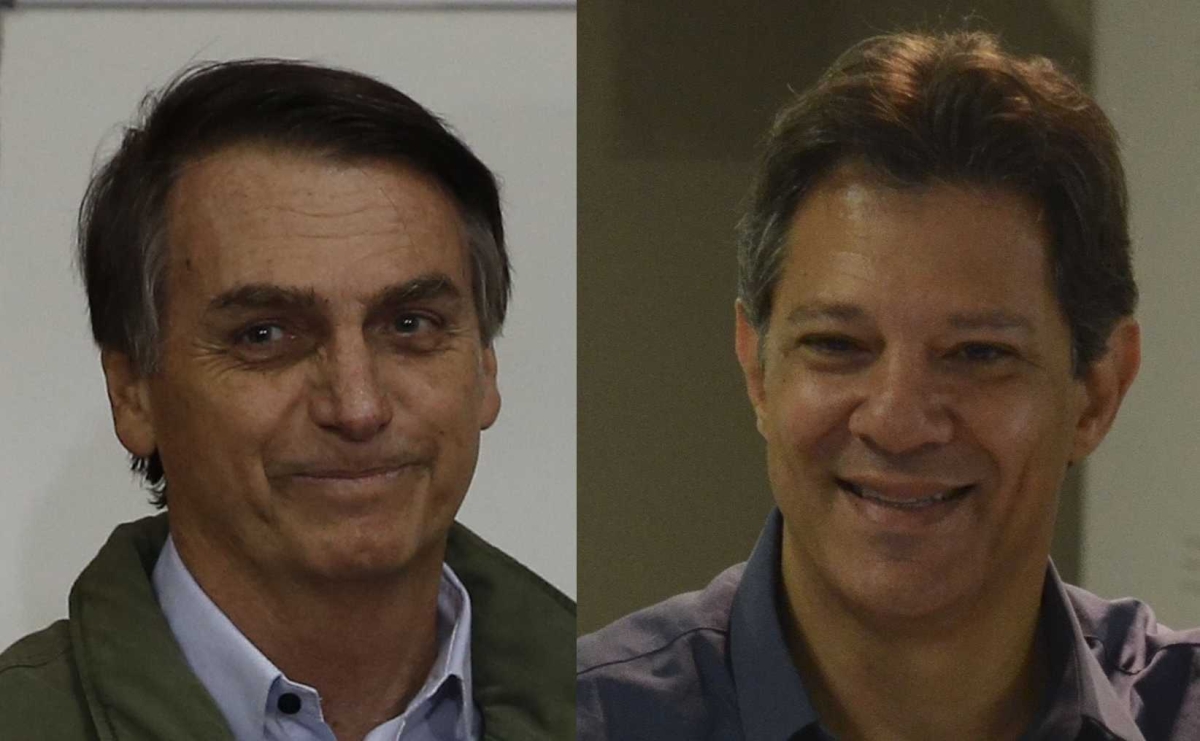 Campanha de Fernando Haddad gasta 20 vezes mais do que a de Jair Bolsonaro (Foto: Tânia Rêgo/ Rovena Rosa/ Arquivo Agência Brasil)