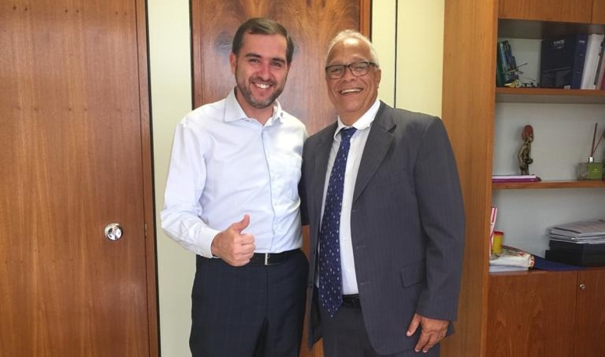 Diretor-presidente da Fundação Aperipê busca emendas em Brasília (Foto: Fundação Aperipê)
