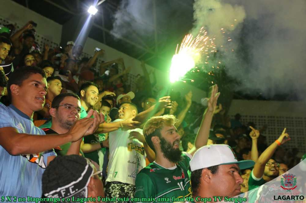 5 X 2 no Itaporanga e o Lagarto Futsal está em mais uma final da Copa TV Sergipe 