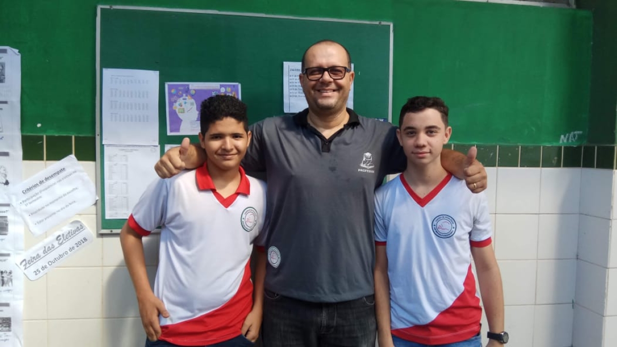 Alunos da rede estadual ganham medalha de ouro na 21ª Olimpíada Brasileira de Astronomia e Astronáutica (Foto: Seed/SE)