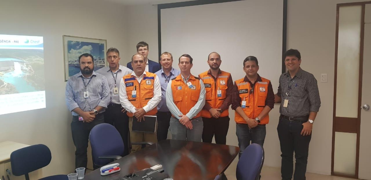 Defesa Civil de Sergipe discute Plano de Ação de Emergência para a Usina Hidrelétrica de Xingó (Foto: Assessoria Seidh/SE)
