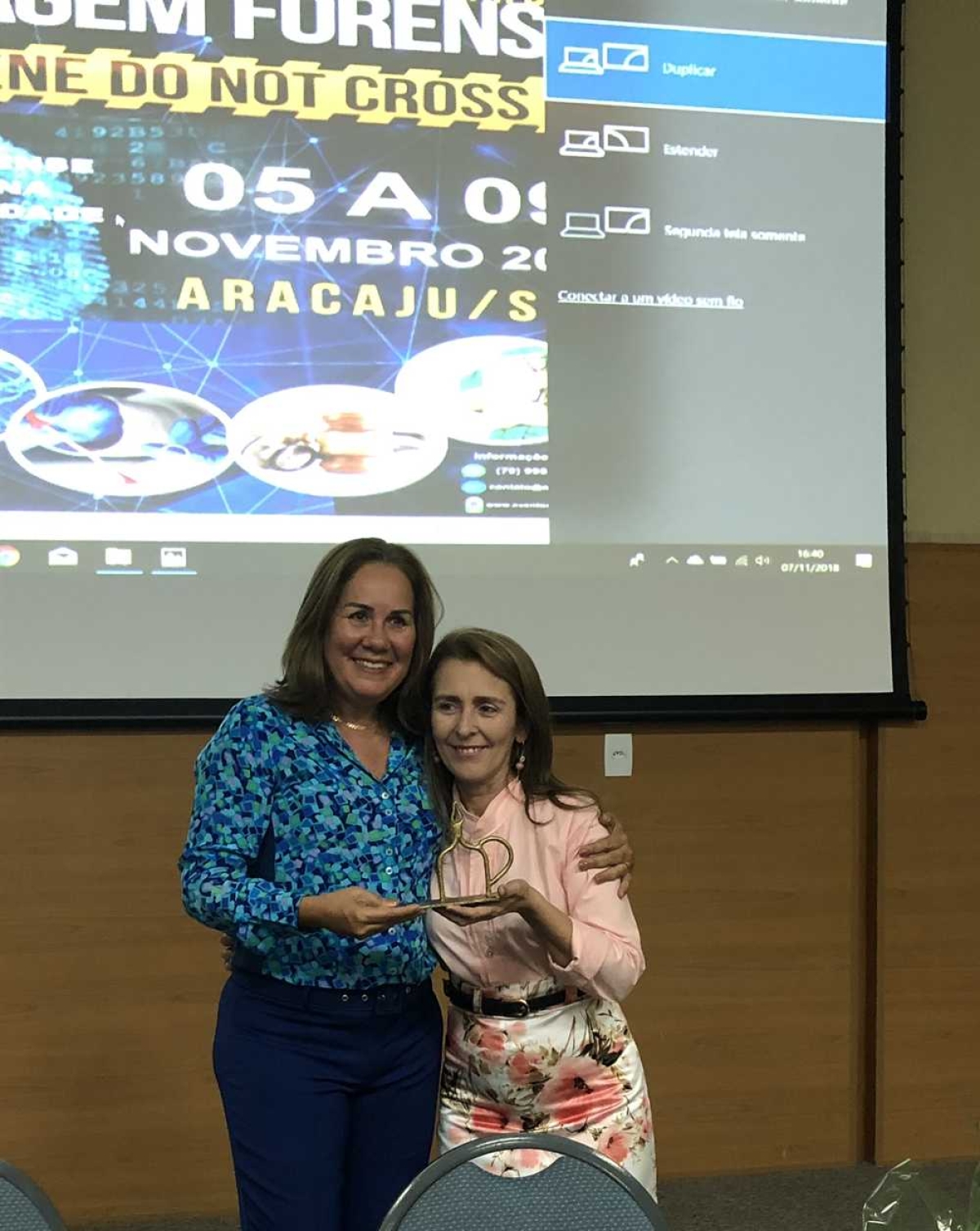 Goretti Reis faz palestra em Congresso Internacional de Enfermagem Forense (Foto: Assessoria Goretti Reis)