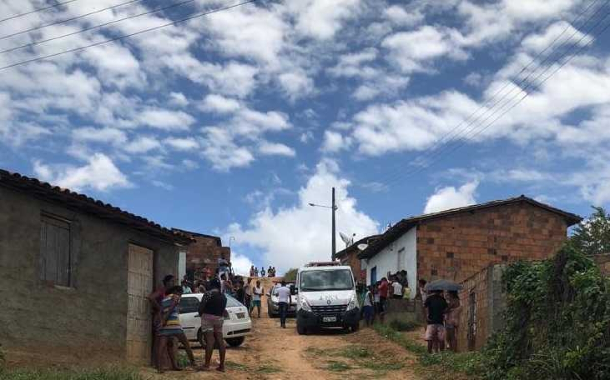 Momento em que o crime foi descoberto na cidade (Foto: Arquivo SSP/SE)
