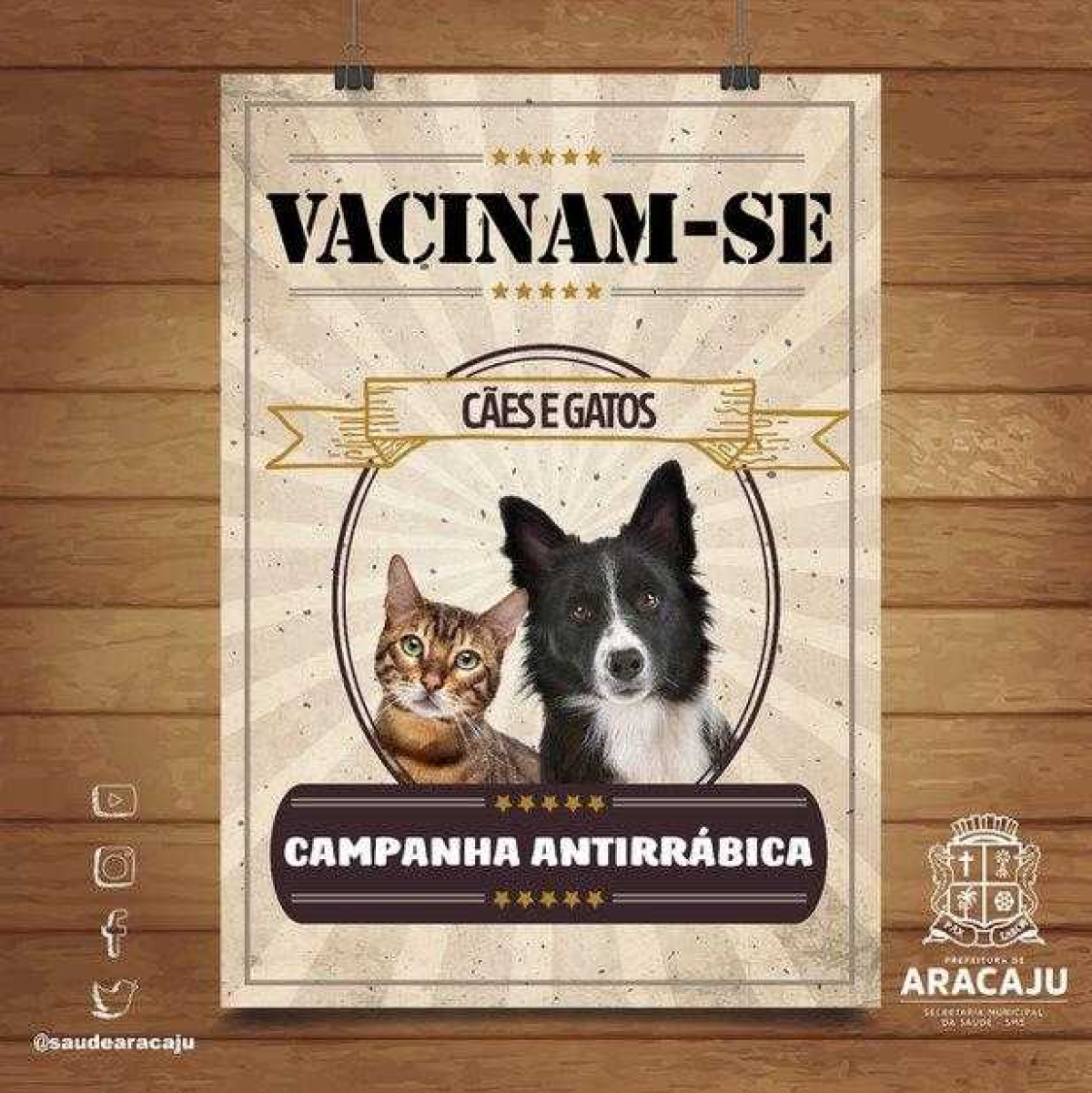 Saúde prorroga campanha Antirrábica em Aracaju (Foto: SMS/Aracaju)