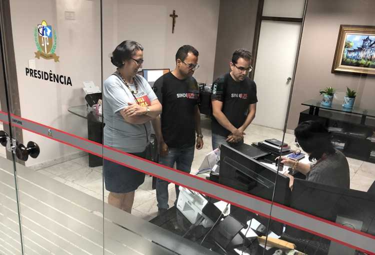 Sindijus cobra à Presidência do TJ/Sergipe início da negociação salarial pela terceira vez (Foto: Sindijus/SE)