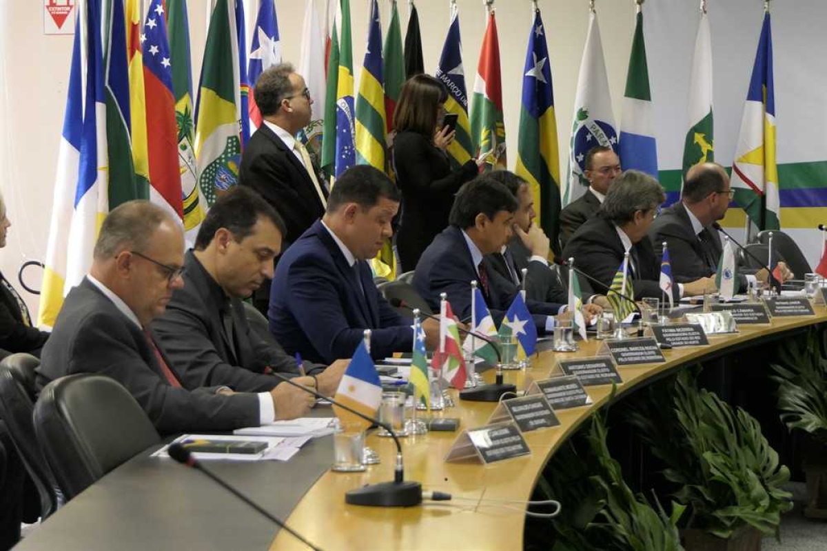 Governadores pedem plano de Segurança Integrado em encontro com Sergio Moro (Foto: Roque Sá/ ASN)