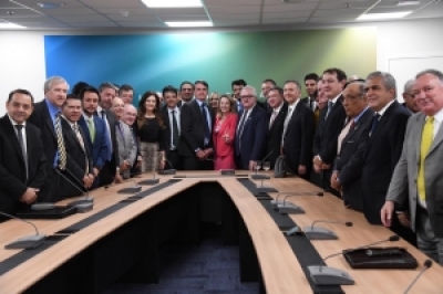 Laércio Oliveira participa de reunião do Progressistas com Jair Bolsonaro (Foto: Site Laércio Oliveira)