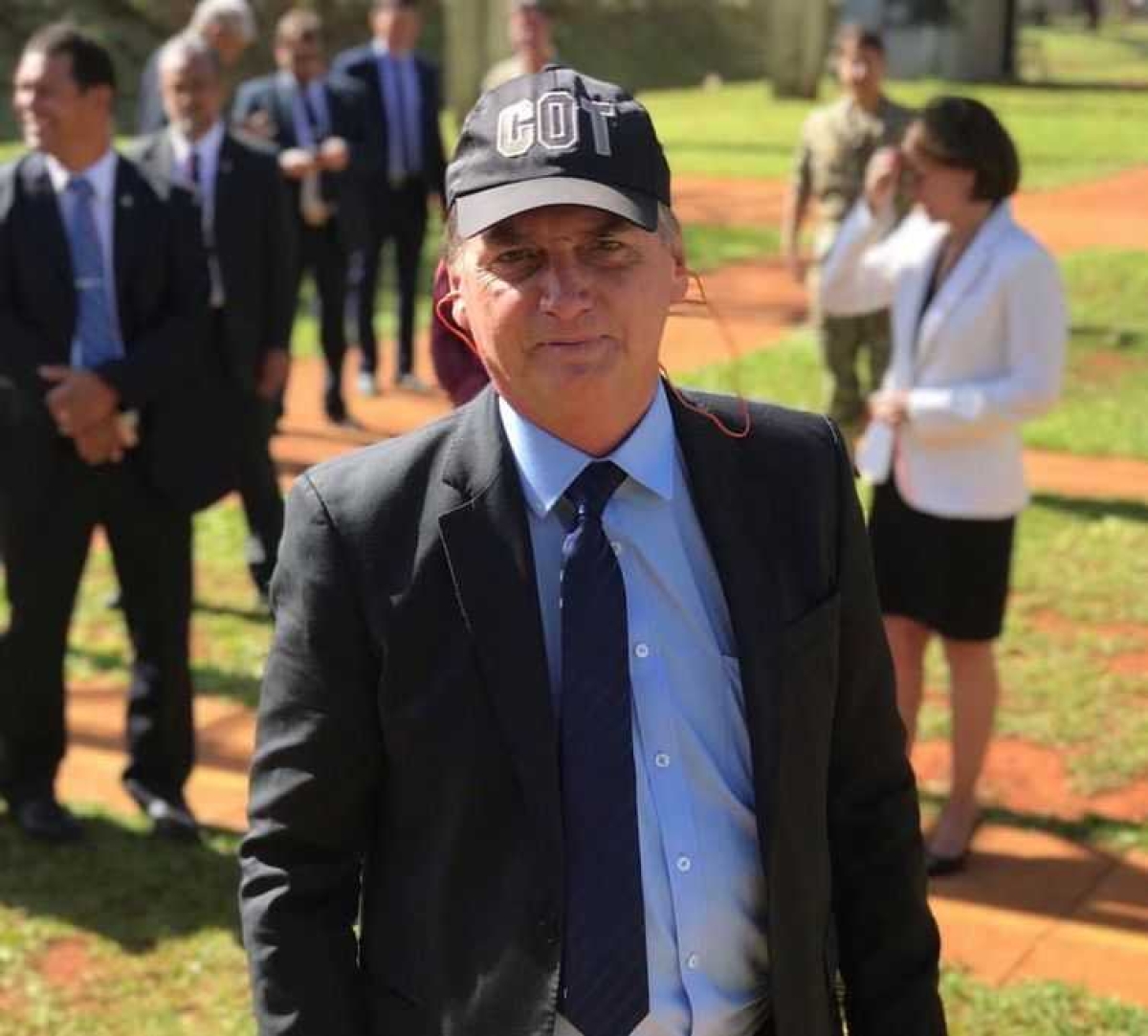 O presidente eleito, Jair Bolsonaro, visita o Comando de Operações Táticas da Polícia Federal (Foto: Reprodução/ Redes sociais/ Jair Bolsonaro)