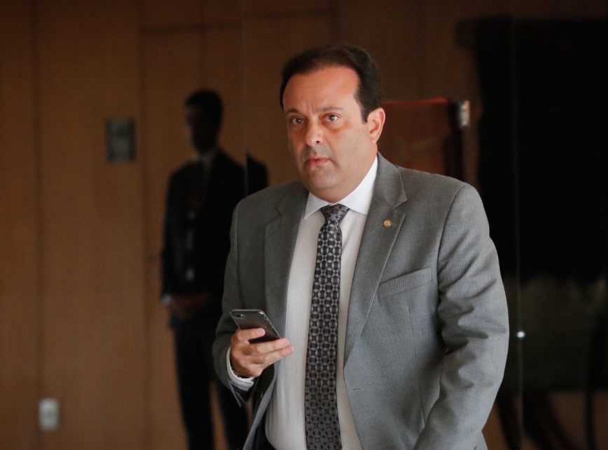 O líder do governo no Congresso, deputado André Moura (PSC-SE) (Foto: Sérgio Lima/ Poder 360)