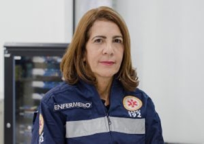 Enfermeira, ex-secretária de Estado da Saúde e nova superintendente do Samu, Conceição Mendonça (Foto: SES/SE)