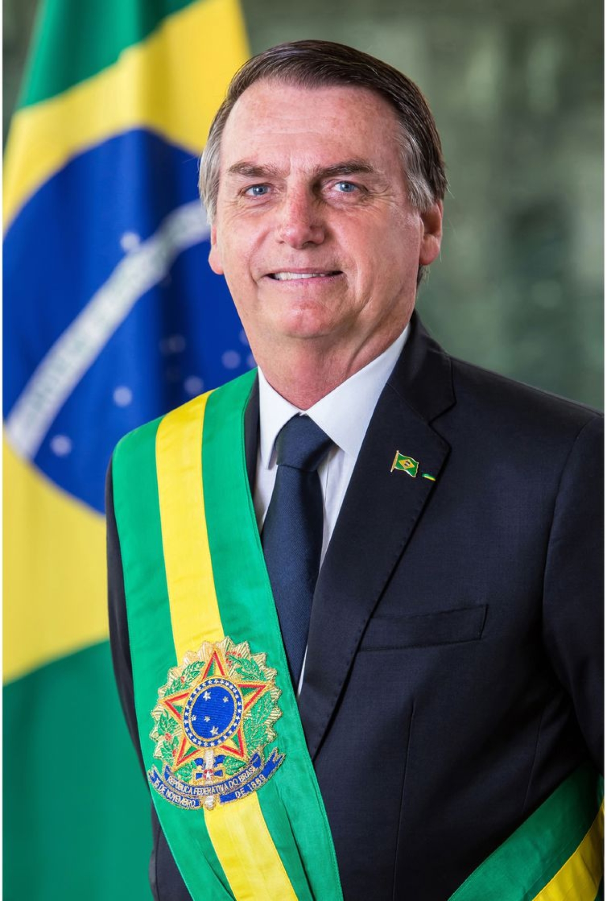 Foto Oficial do Presidente da República, Jair Bolsonaro (Foto: Alan Santos/ PR)