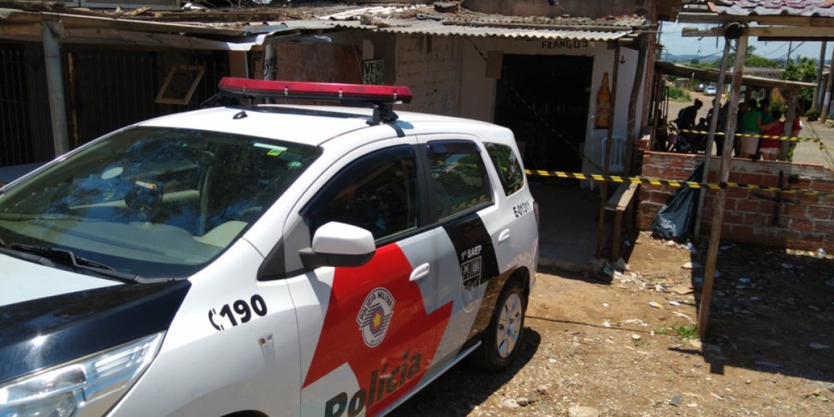 Local onde o corpo de Genilson José da Silva, de 35 anos, foi encontrado no Jardim Marisa, em Campinas (SP) (Foto: Divulgação/ Polícia Militar)