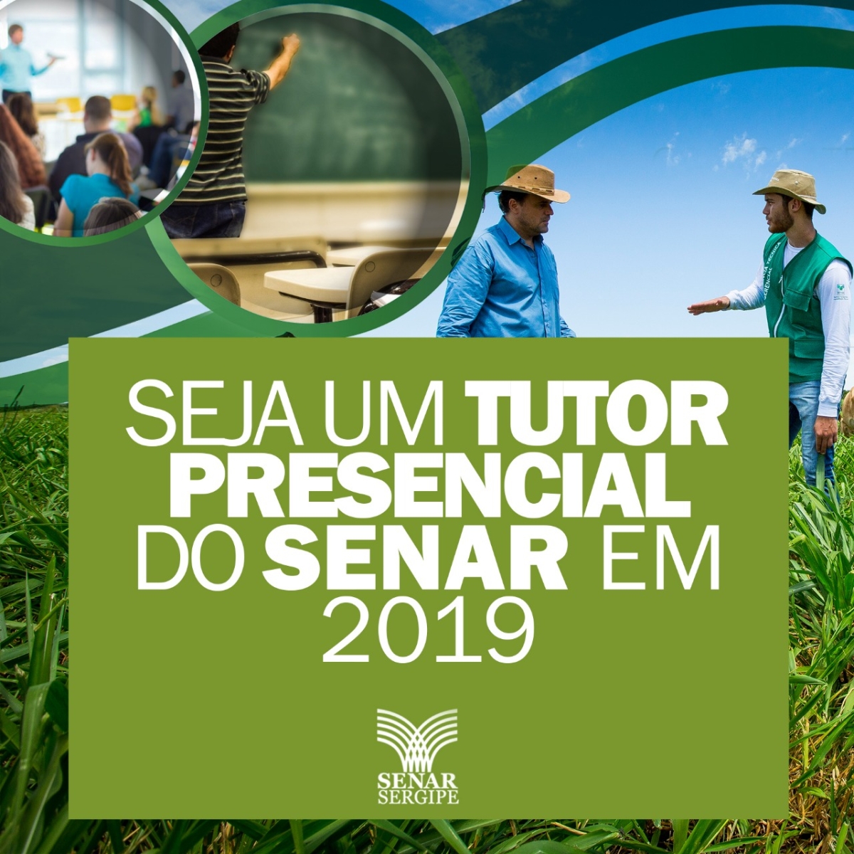 Senar Sergipe abre credenciamento para tutores presenciais (Imagem: Divulgação/ Senar/SE)
