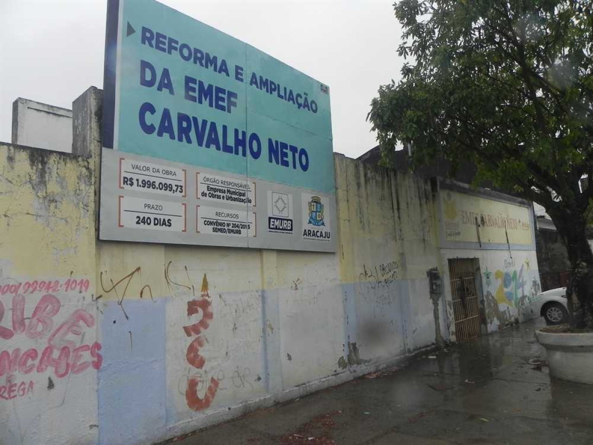Escola Municipal Carvalho Neto (Foto: Portal Infonet)