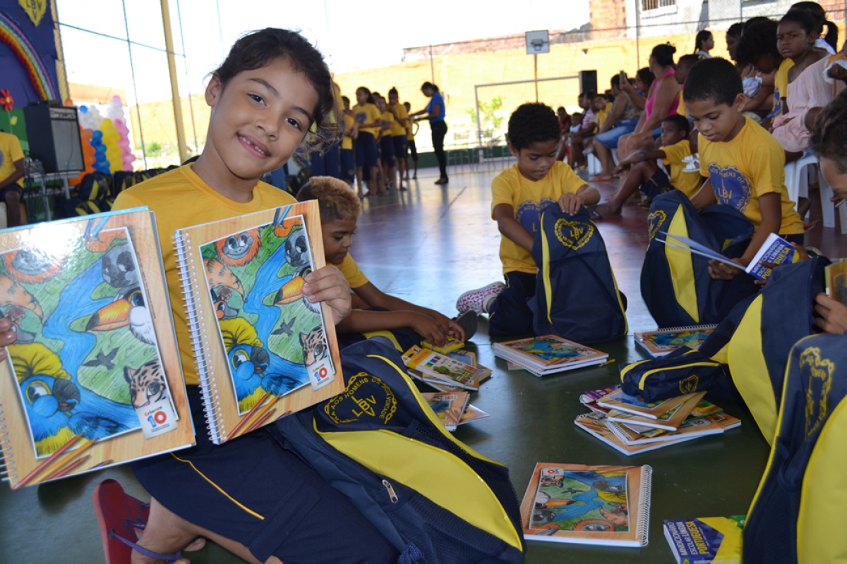 Para a LBV, proteger a infância é acreditar no futuro (Foto: Relacionamento Institucional LBV)