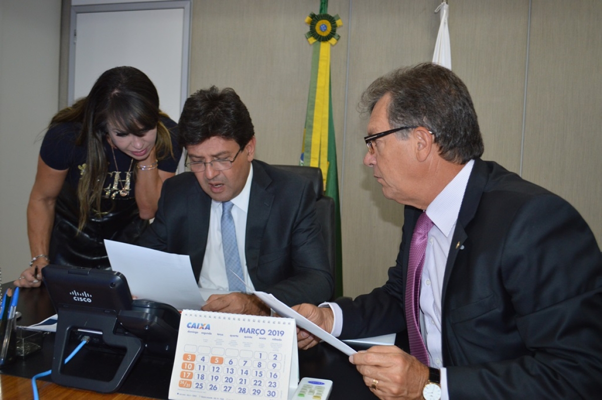 Laércio Oliveira solicita ao ministro da Saúde a destinação de castramóveis para Sergipe (Foto: Assessoria Laércio Oliveira)