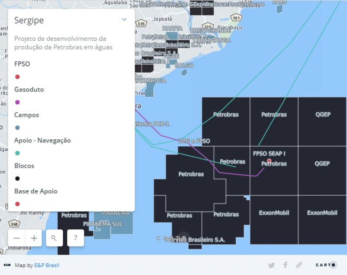 Petrobras recebe licença do Ibama para instalar navio-plataforma em águas profundas de Sergipe (Imagem: EPBR)