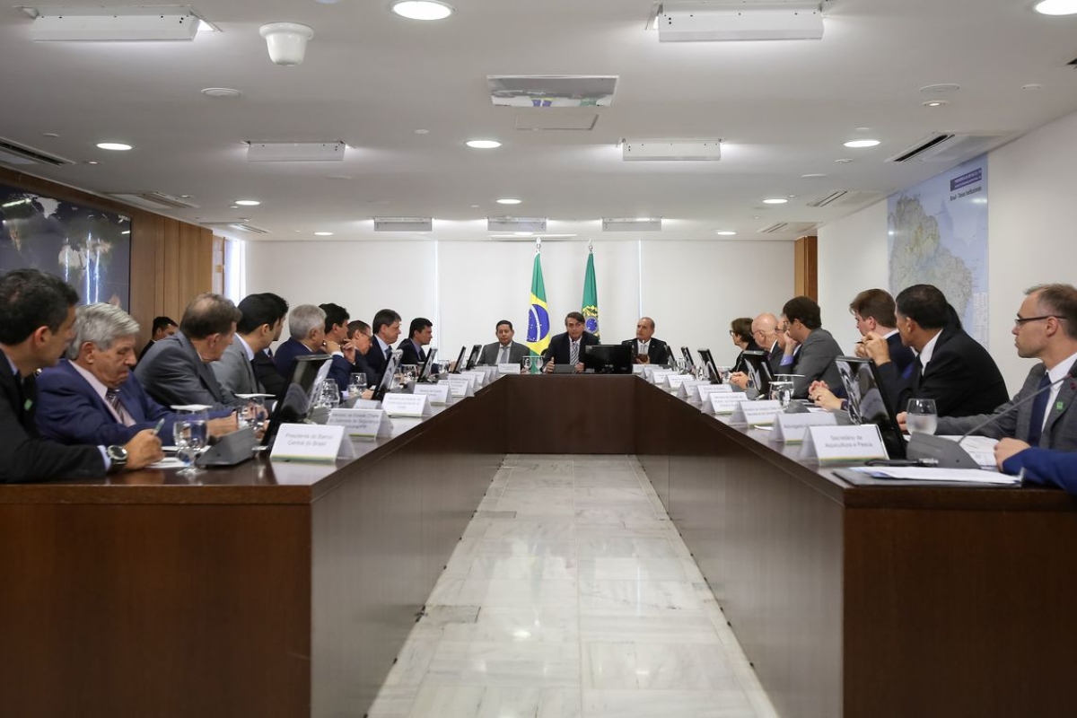 Jair Bolsonaro assina Projeto de Lei Anticrime (Foto: Marcos Corrêa/ PR)