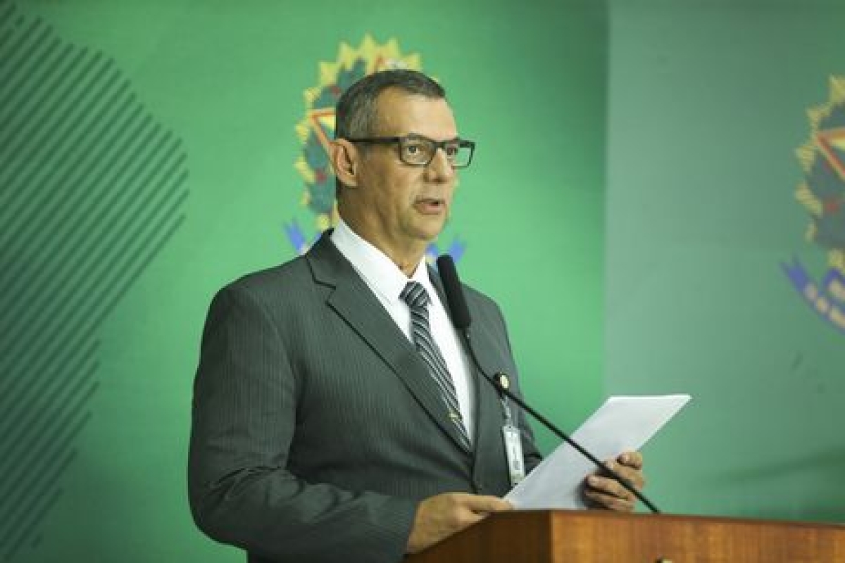 Porta-voz da Presidência da República, Otávio do Rêgo Barros, anuncia ajuda humanitária do Brasil à Venezuela (Foto: Valter Campanato/ Agência Brasil)