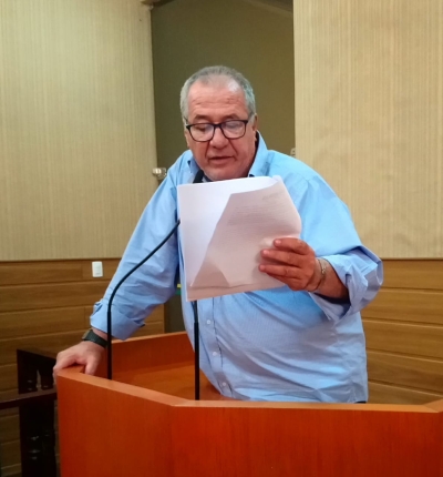 Vereador José Carlos Sizino Franco (Foto: Via TDantas Comunicação/ Assessoria CML)