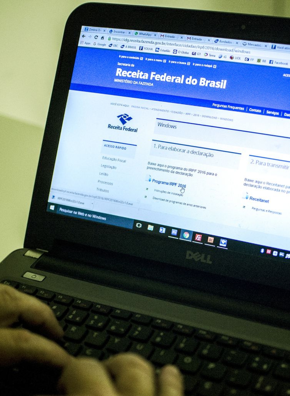 Contribuinte deverá entregar declaração de 7 de março a 30 de abril (Foto: Marcelo Camargo/ Arquivo Agência Brasil)
