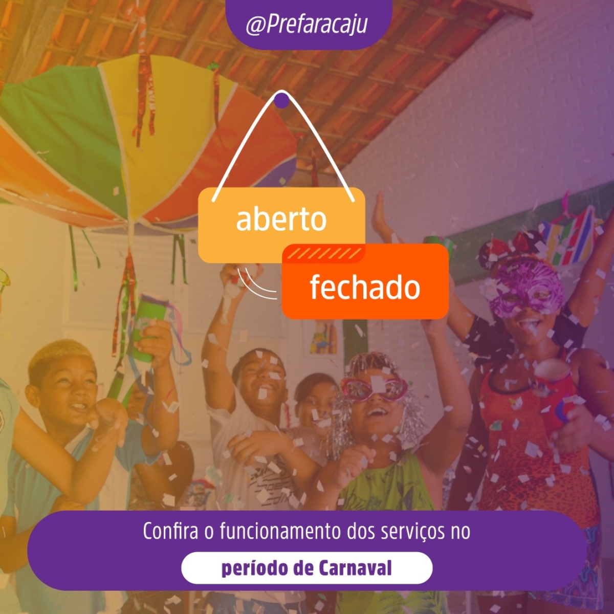 Confira o horário de funcionamento dos serviços municipais durante o Carnaval e a Quarta-feira de Cinzas (Imagem: PMA)