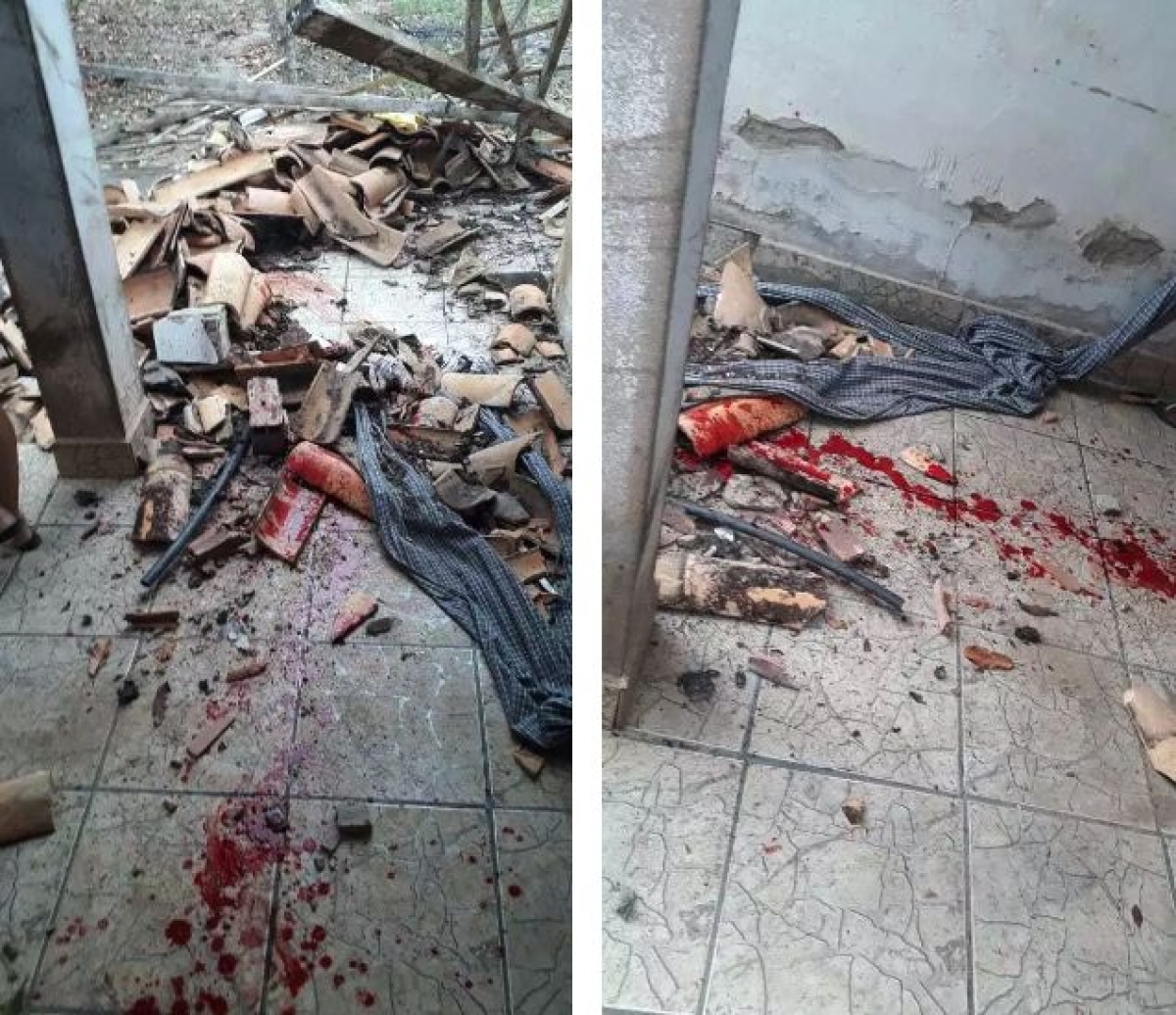 Telhado cai e mata criança em povoado de Lagarto (Foto: Via Lagarto Como Eu Vejo)